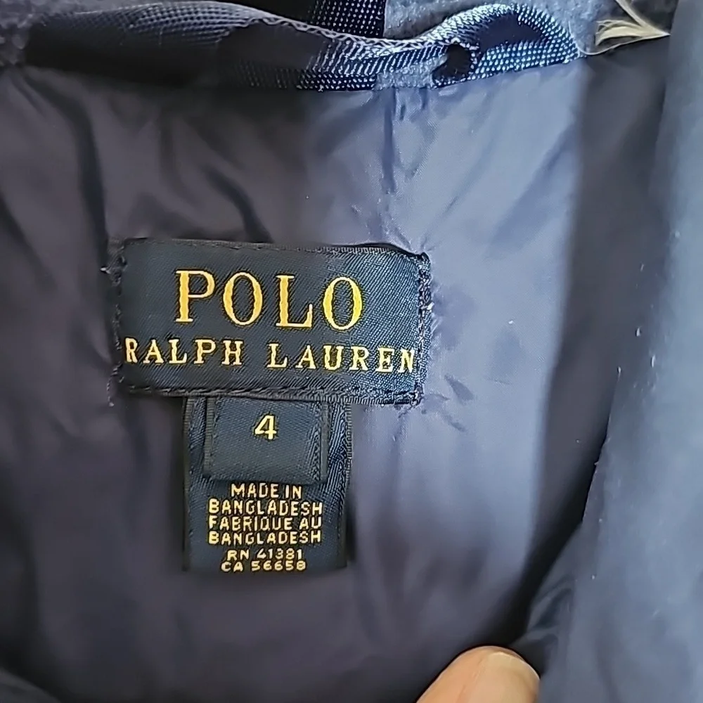 Ralph Lauren Down Puffy Girsl Jacket